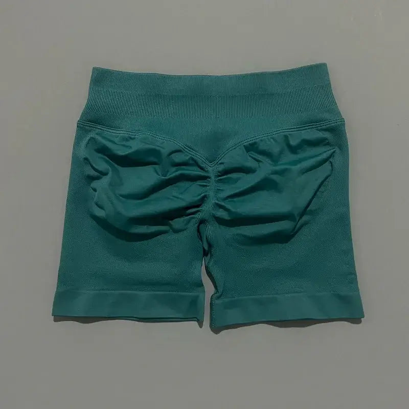 HISTELLO Women’s Seamless Scrunch Workout Shorts
