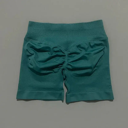 HISTELLO Women’s Seamless Scrunch Workout Shorts