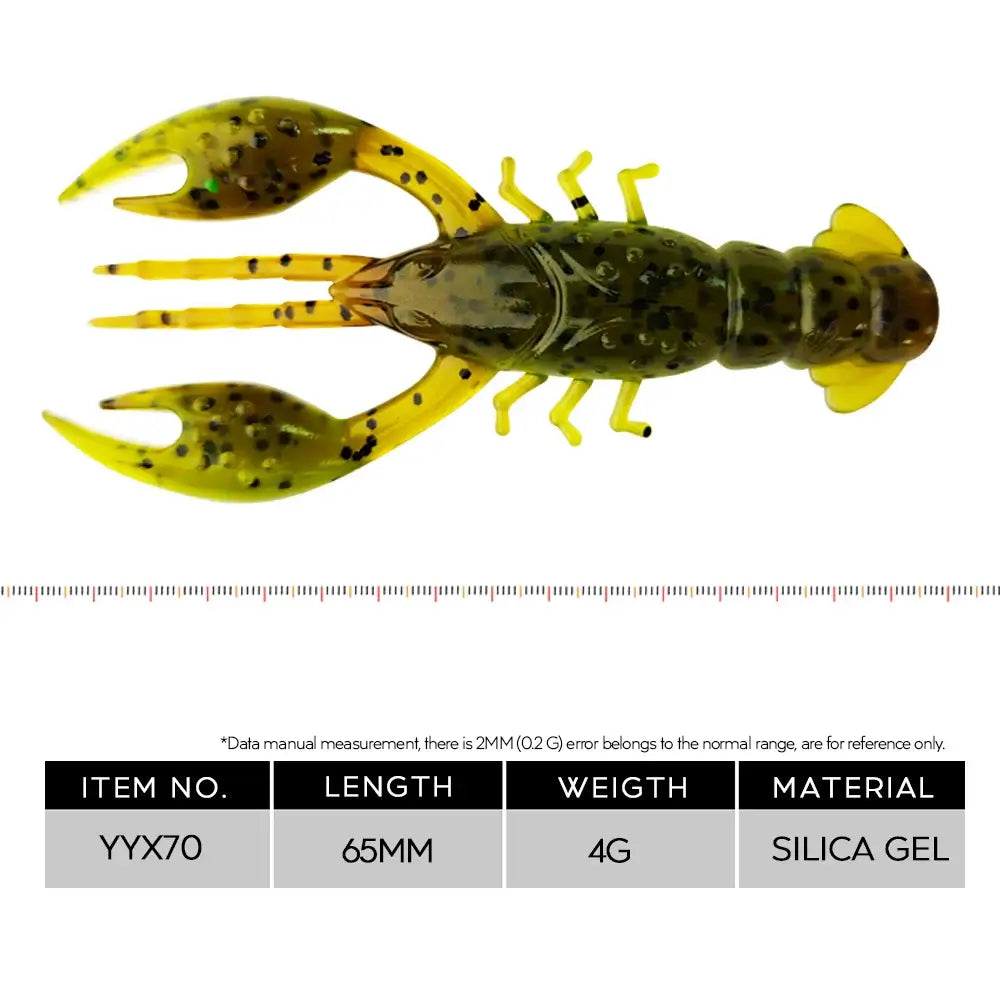 floating silicone shrimp lures