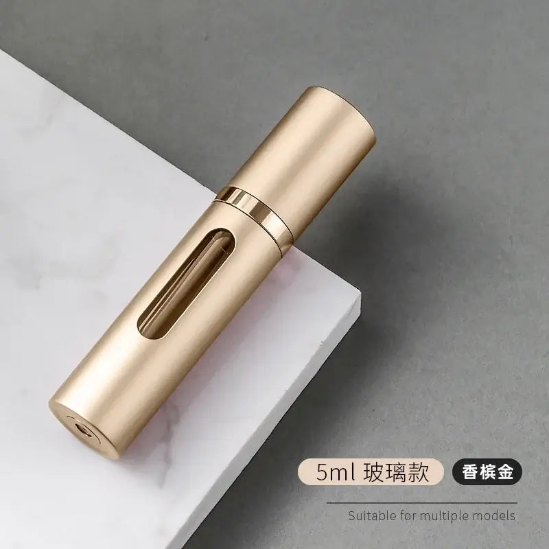 5ml Refillable Perfume Bottle with Spray Scent Pump Portable Travel Empty Cosmetic Containers Mini Spray Atomizer Bottle