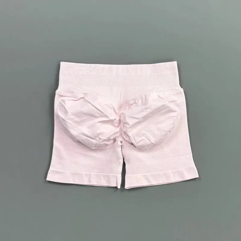 HISTELLO Women’s Seamless Scrunch Workout Shorts
