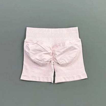 HISTELLO Women’s Seamless Scrunch Workout Shorts