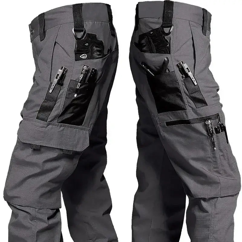 New Tactical Work Pants Men Outdoor Cargo Trousers Multi-pocket Waterproof Pant Autumn Spring Outdoor Workwear Hiking Trousers