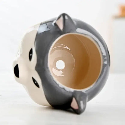 cute puppy succulent planter