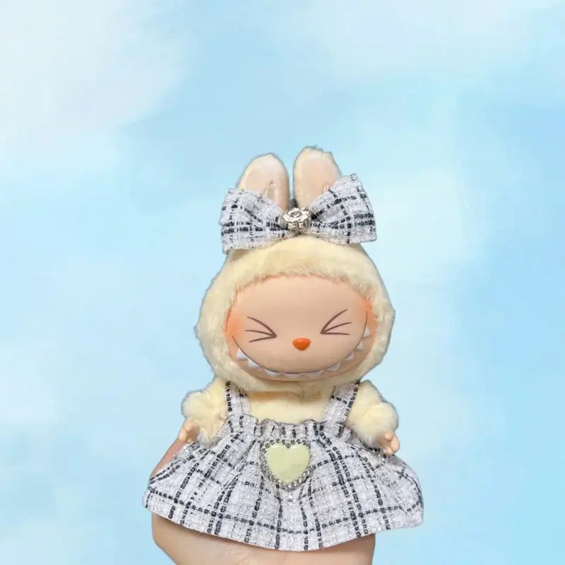 Labubu doll skirt suit