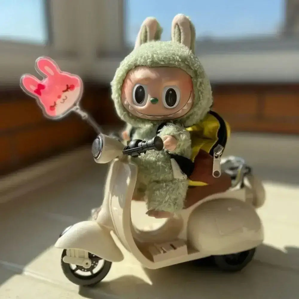 Labubu Doll Mini Electric Motorcycle | Fun Toy Gift