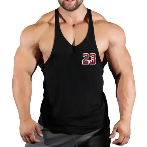 Sport Brand Vest Muscle Gym Mens Back Tank Top Sleeveless Stringer.