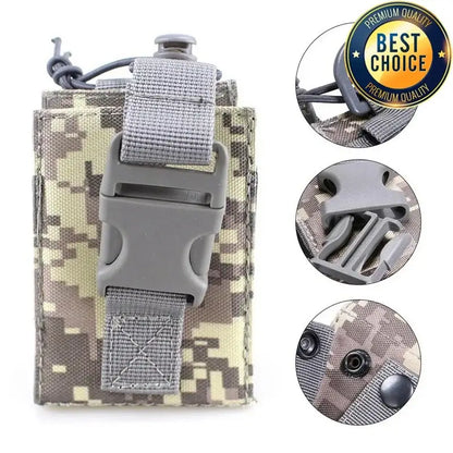 1000D Tactical Molle Walkie Talkie Pouch Holder