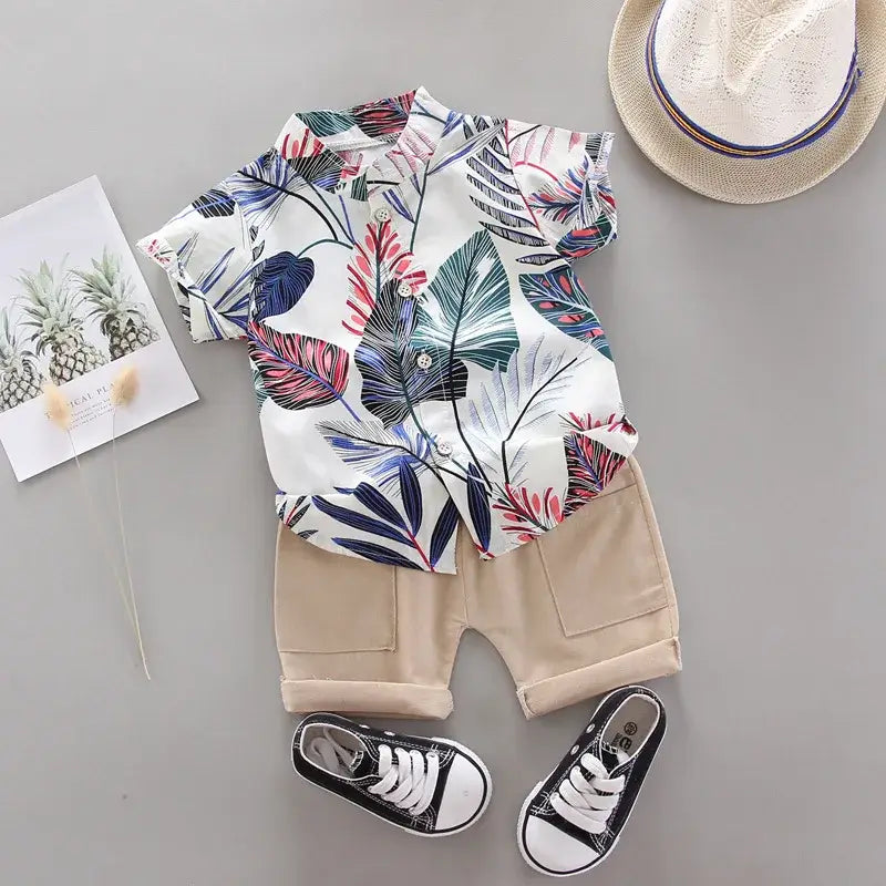2PCS Baby Clothing Set for Boys - Summer Casual Outfit