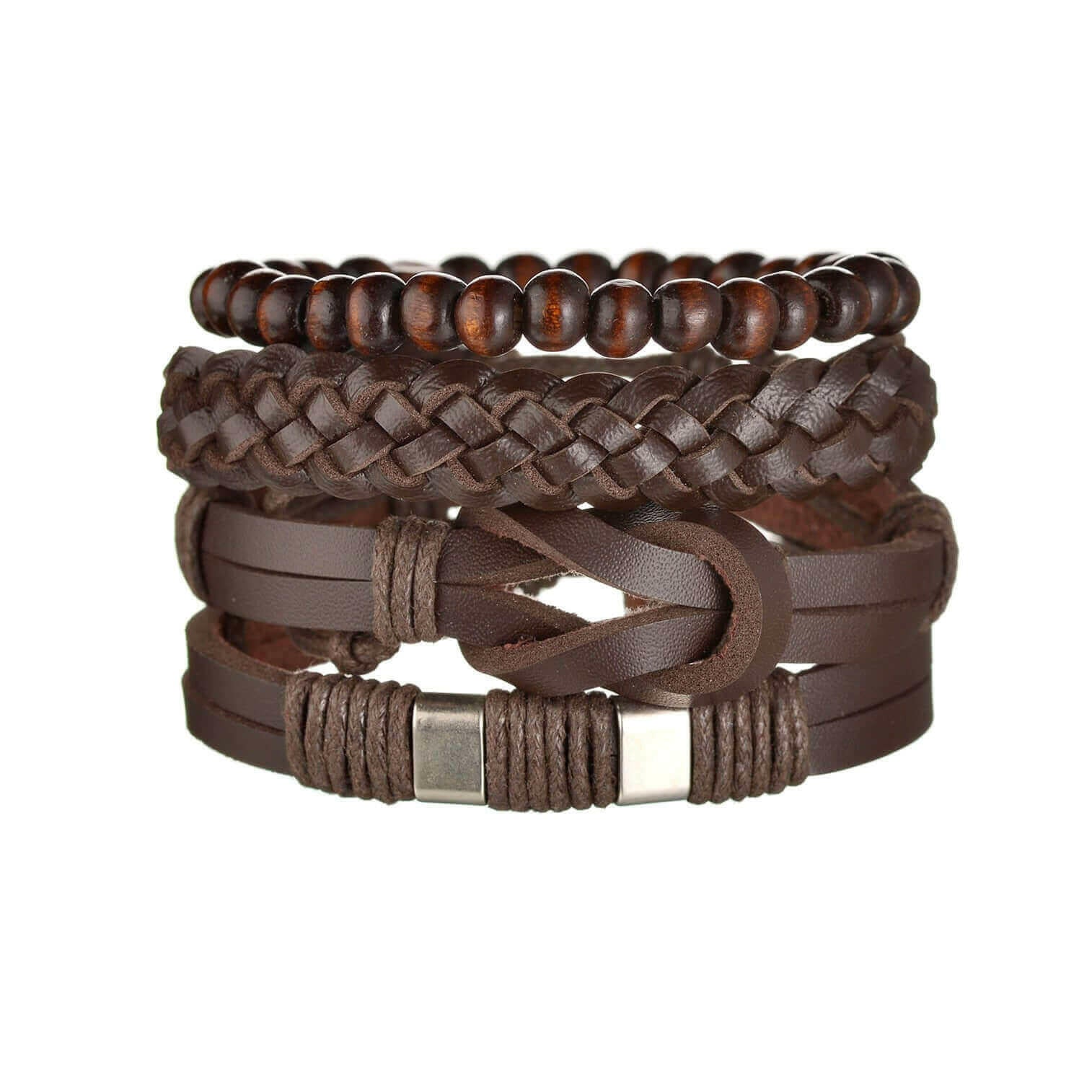 Mens Modern Multilayered Bracelet.