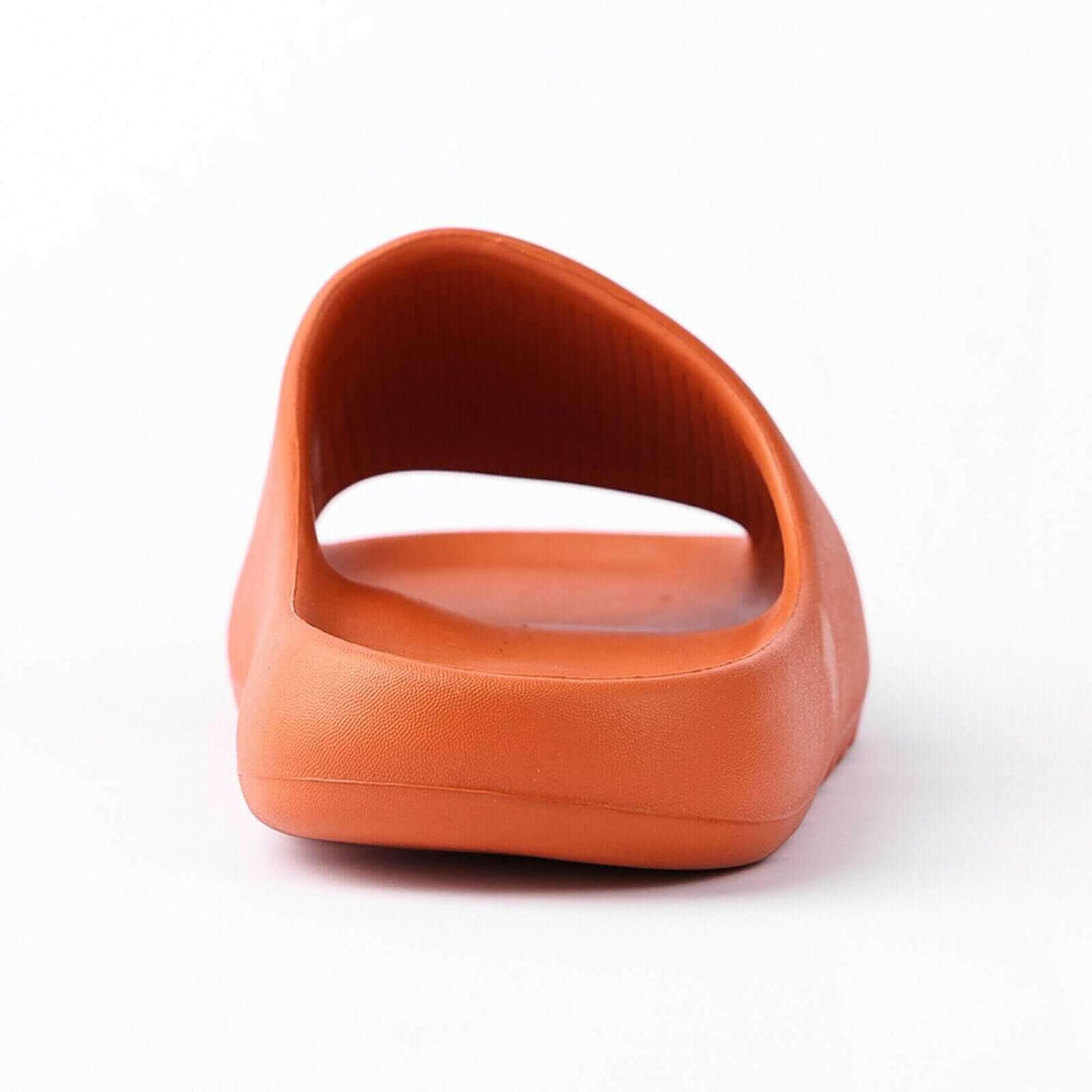 Platform Pillow Slides for Women - Orange Chunky Shower Slippers.