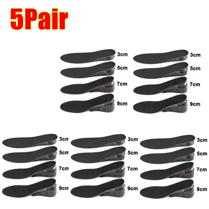 SMATLELF Height-Increasing Air Cushion Insoles, 3–9 cm Lift