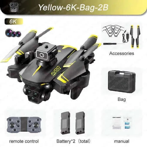 New KY605S RC Drone 8K Professinal With Three Camera Wide Angle.