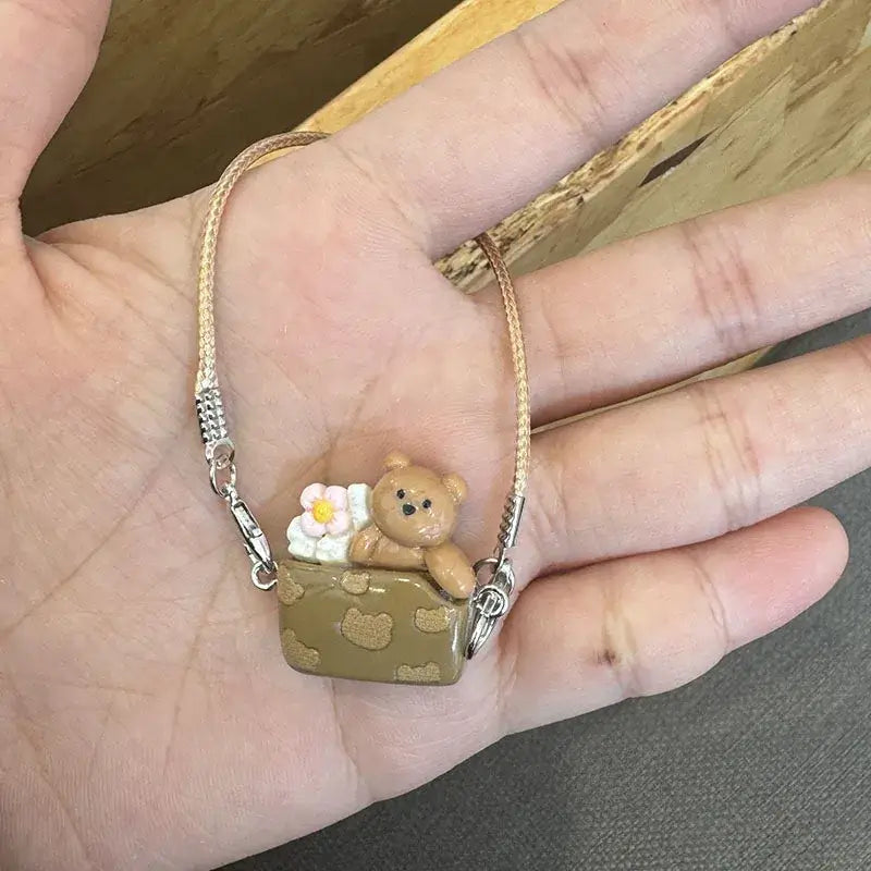 Labubu Doll 15-17cm Mini DIY Pet carrying bag Dress Up Plush Toy Accessories Dollhouse Hanging Neck Accessories Dollhouse Pendan