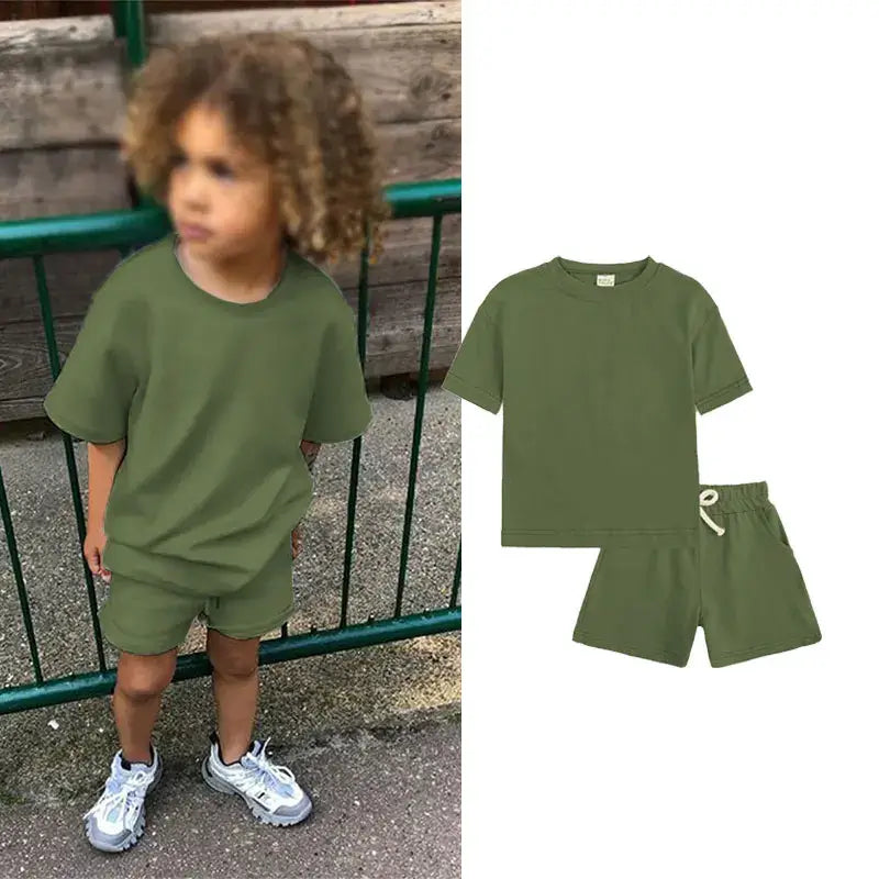 Summer Tracksuit Set for Kids - 0-6Y Sports Wear