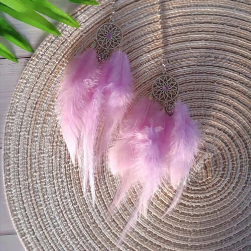 Dream Catcher Car Pendant Feather Mirror Hanging Pendant Home Decor