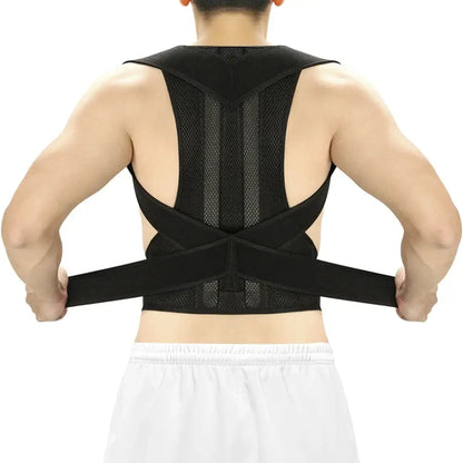 Adjustable Posture Support Vest - Black or Gray