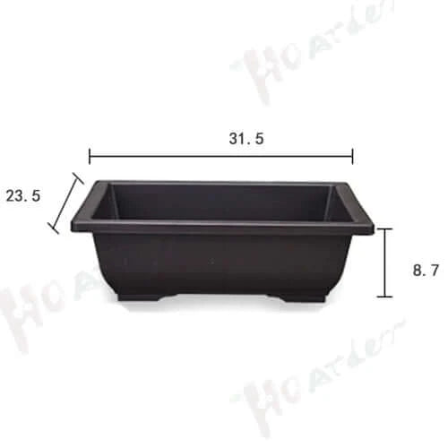 Training Pots With Tray Plastic Bonsai Plants Pot Square For Flower.