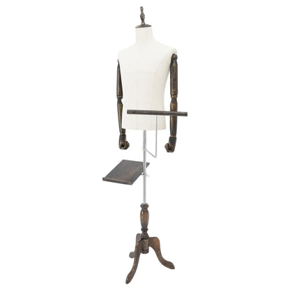 Male Mannequin Dress Half Body Adjustable Height About 150-180cm Male Mannequin