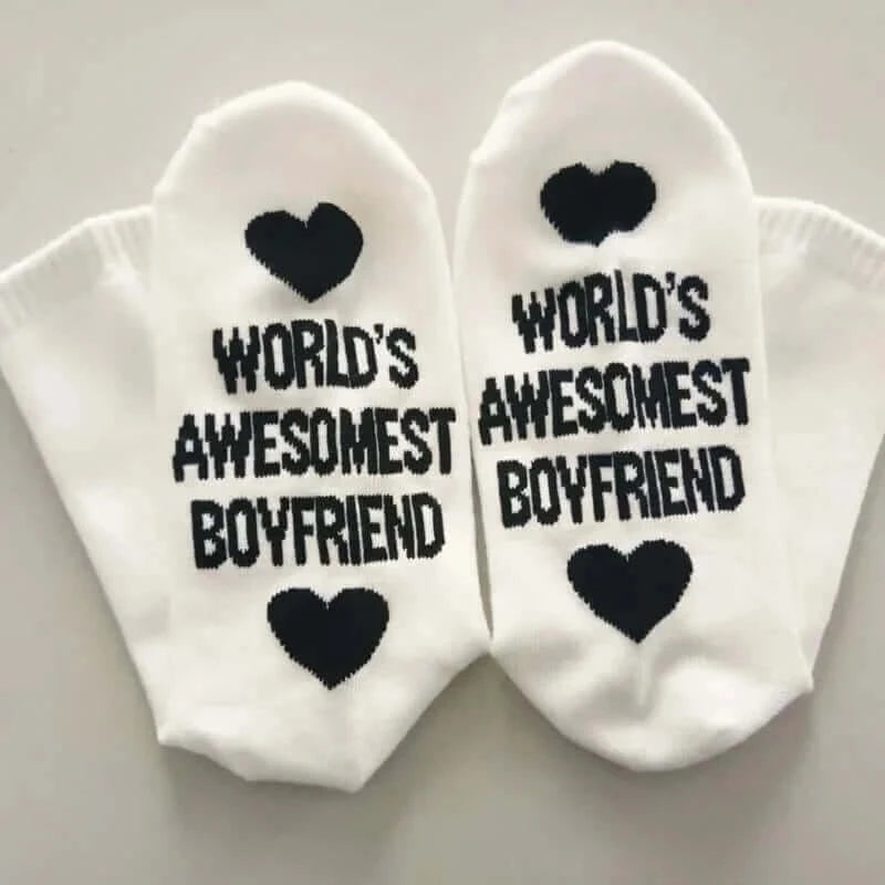 Birthday Gift for Boyfriend Cotton Socks Ankle Small Love Gift Anniversary Girlfriend Present Party Wedding Valentines Day Favor