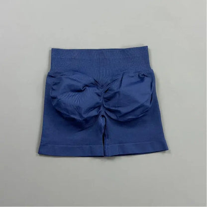 HISTELLO Women’s Seamless Scrunch Workout Shorts