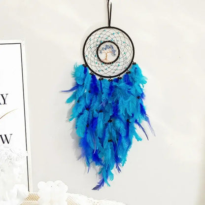 colorful crystal dream catchers