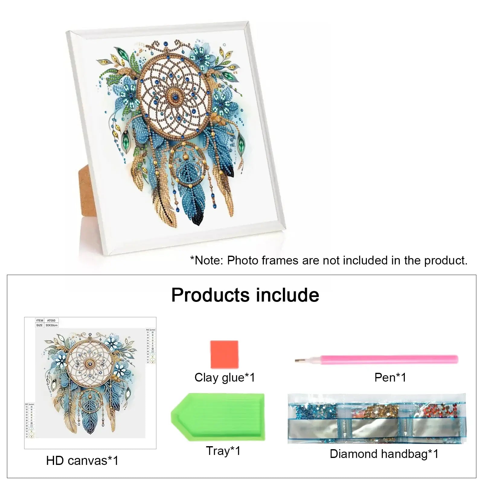 Diamond Painting Kit for Adult,Dreamcatcher Special Shape Diamond Art for Beginner,Diamond Art Painting for Home Decoration Gift