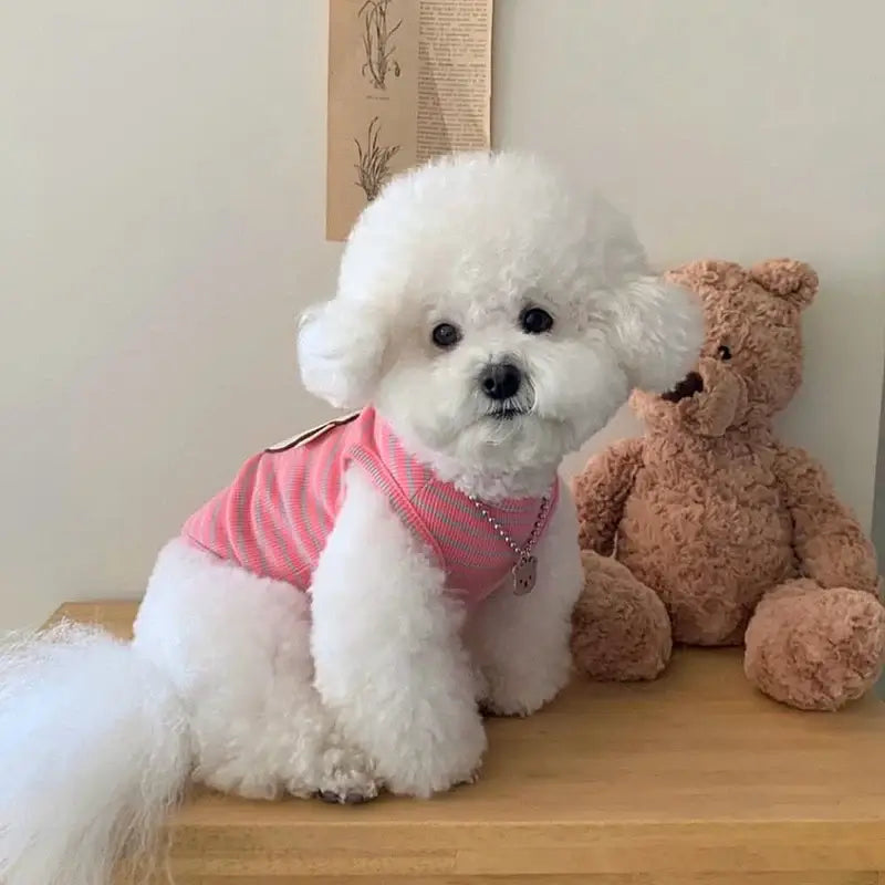 Summer Dog Clothes - Classic Striped Pet Vest