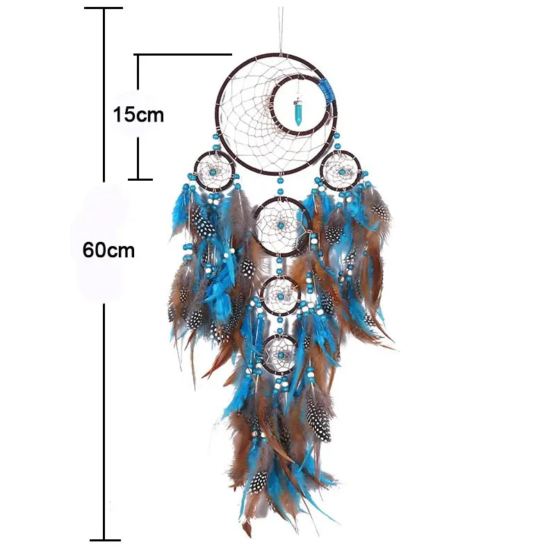 handmade dreamcatcher wall hanging