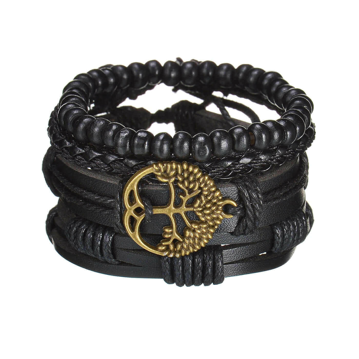 Mens Modern Multilayered Bracelet.