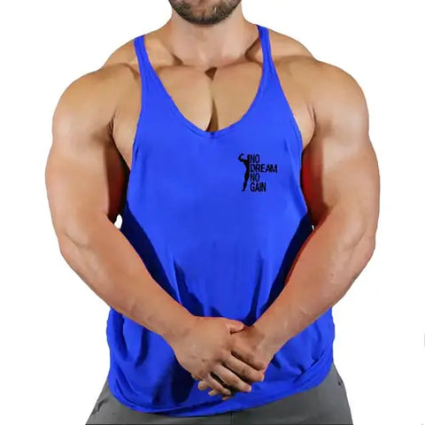 Brand Vest Muscle Sleeveless Singlets Fashion Workout Sports Shirt.