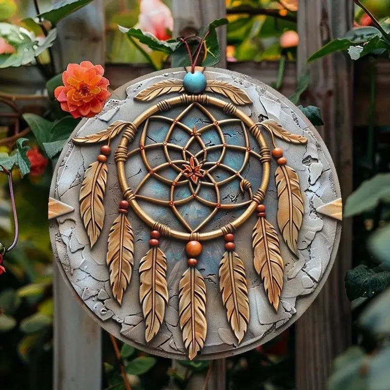 dream catcher aluminum tin sign