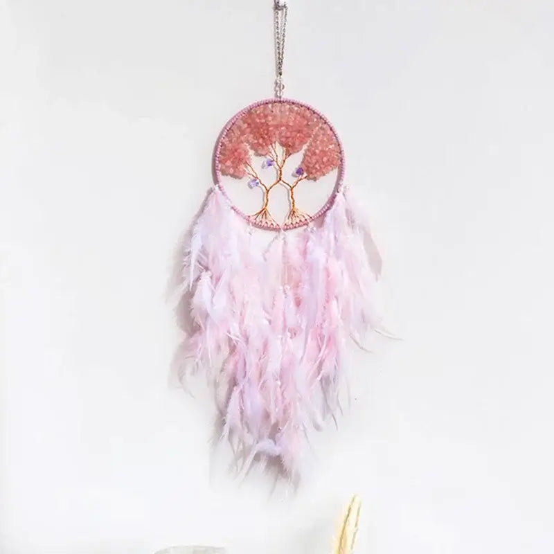 colorful crystal dream catchers