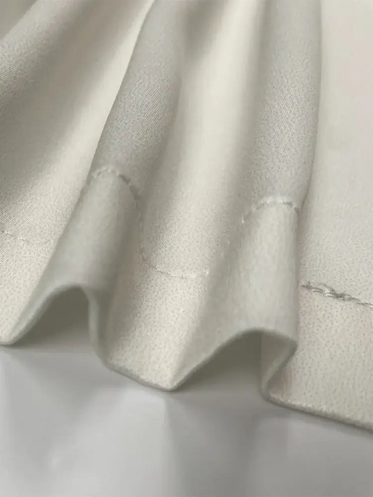 Office Ladies Office A-line Dress 2025 New Summer Half Sleeves Flower Print Printed Tied Waist V-Neck Women&