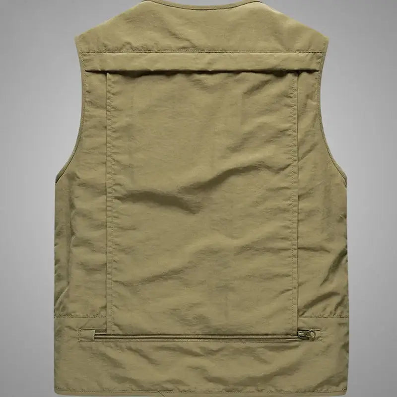 2023 Summer New Mens Many Pocket Tactical Hiking Fishing Vest Man