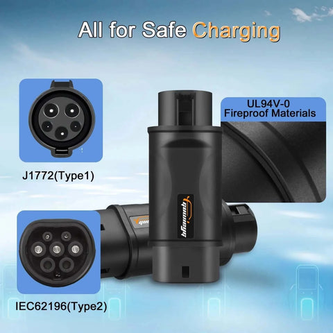 EVSE Adaptor 16A 32A Electric Vehicle Car EV Charger Connector SAE