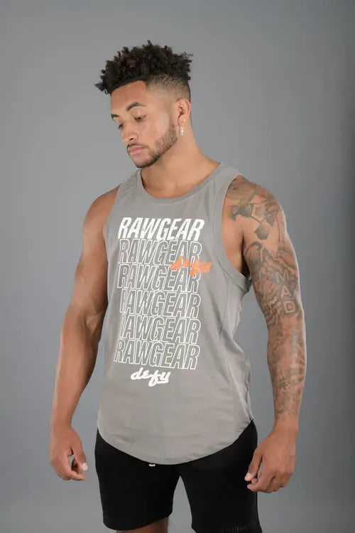 RAWGEAR TankTops Gym Workout Men's Clothing Bodybuilding Sport Fitness.