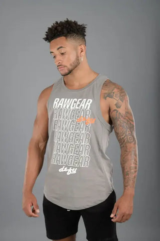 RAWGEAR TankTops Gym Workout Men's Clothing Bodybuilding Sport Fitness.