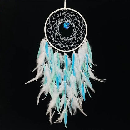 colorful crystal dream catchers
