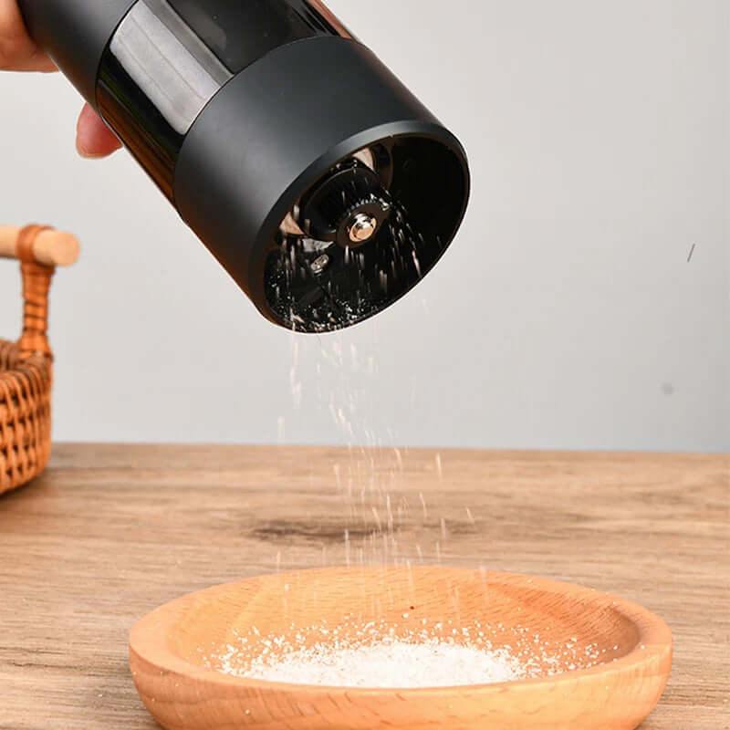 Electric Automatic Salt and Pepper Grinder USB Rechargeable Adjustable