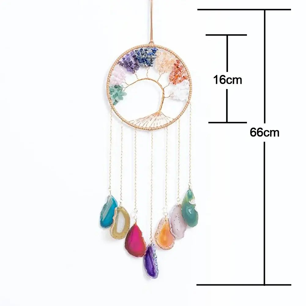 chakra gemstone dream catchers