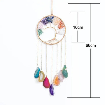 chakra gemstone dream catchers