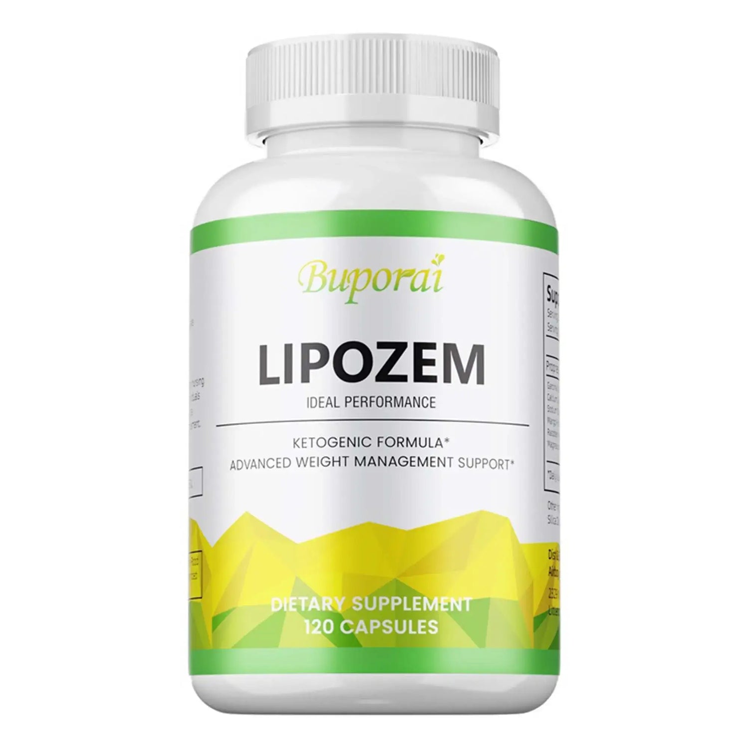 Natural Lipozem - Appetite Suppressant, Fat Burner,Relieves Bloating and Constipation, Improves Metabolism - 120 Capsules