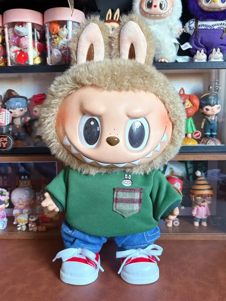 Labubu 38cm Cartoon Doll - Plush Decorative Toy