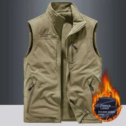 Work Vest Men Photography Clothing MAN Tactical Military Winter.