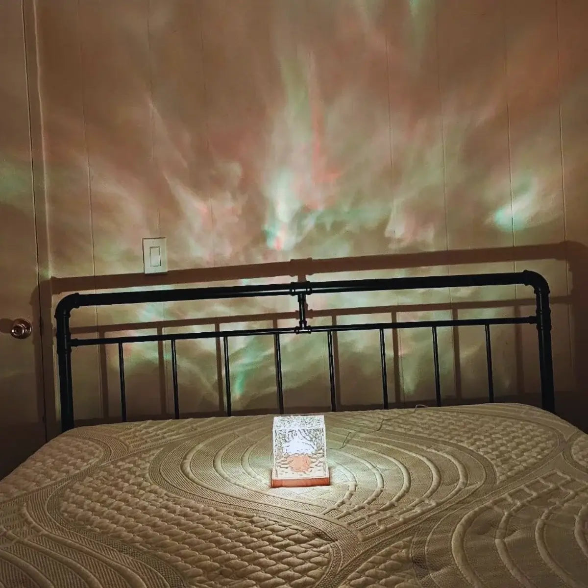 Rotating Water Ripple Projector Night Light – 16 Colors