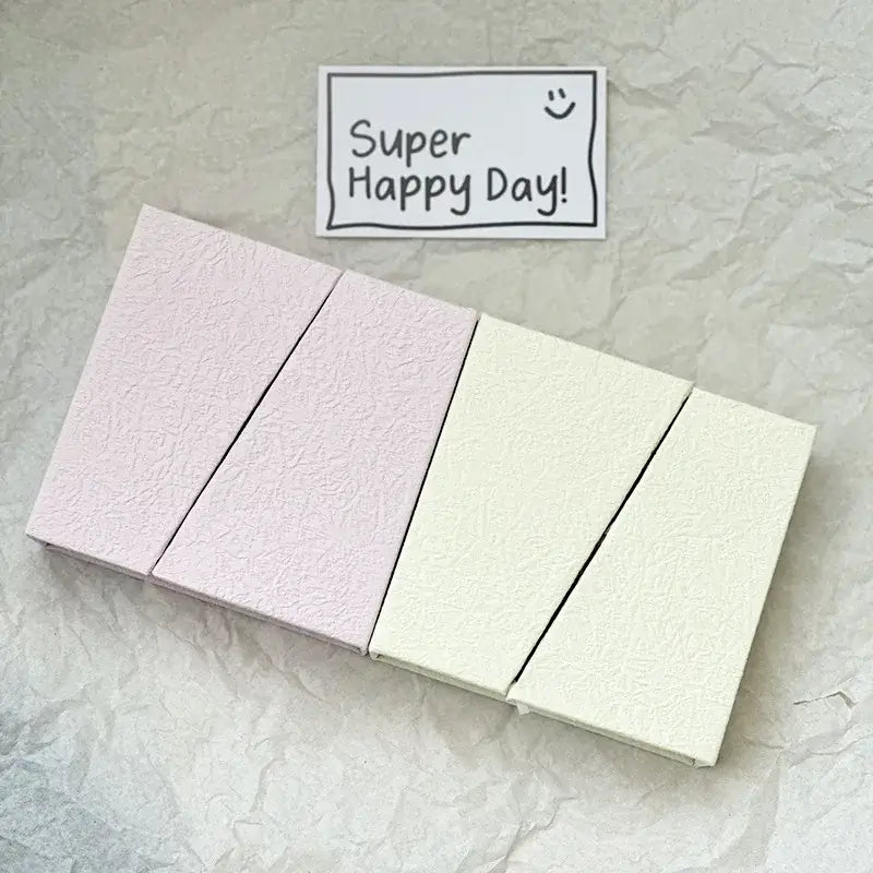 Magnetic Jewelry Box Earring Bracelet Ring Necklace Storage Gift Box High-quality Slanted Flip Cover Paper Jewelry Packaging Box