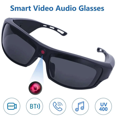 1080P Mini Camera Video Glasses Recording Sport Sunglasses With