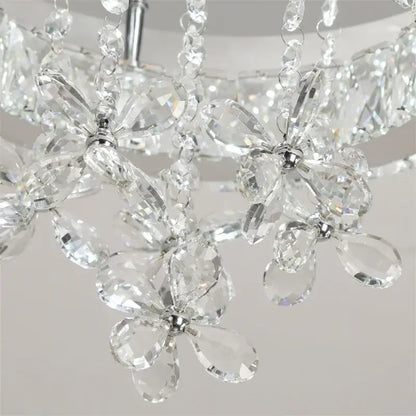 Modern Crystal LED Flush-Mount Ceiling Light