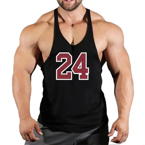 Sport Brand Vest Muscle Gym Mens Back Tank Top Sleeveless Stringer.